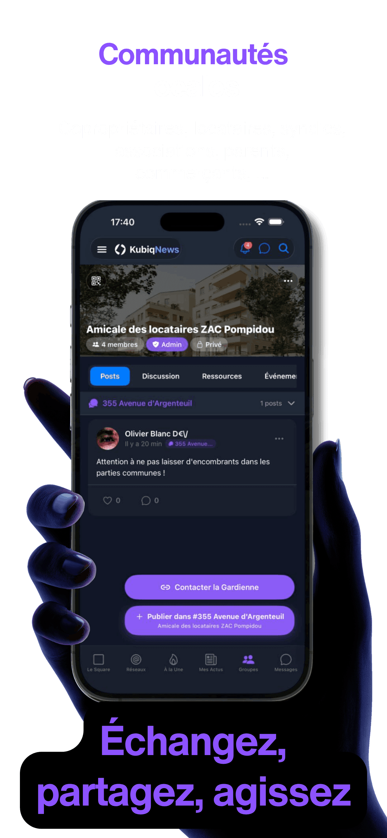 Kubiq News - Communities